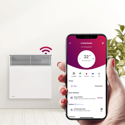Intuis Tactic WiFi elektromos fűtőpanel távoli vezérléssel